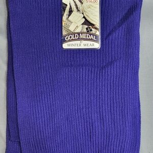 Women's Ribbed Scarf - Purple